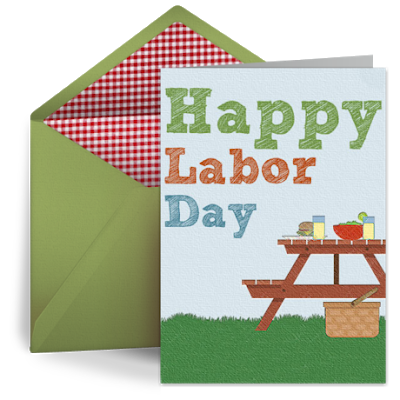 Simple Labour Day Card